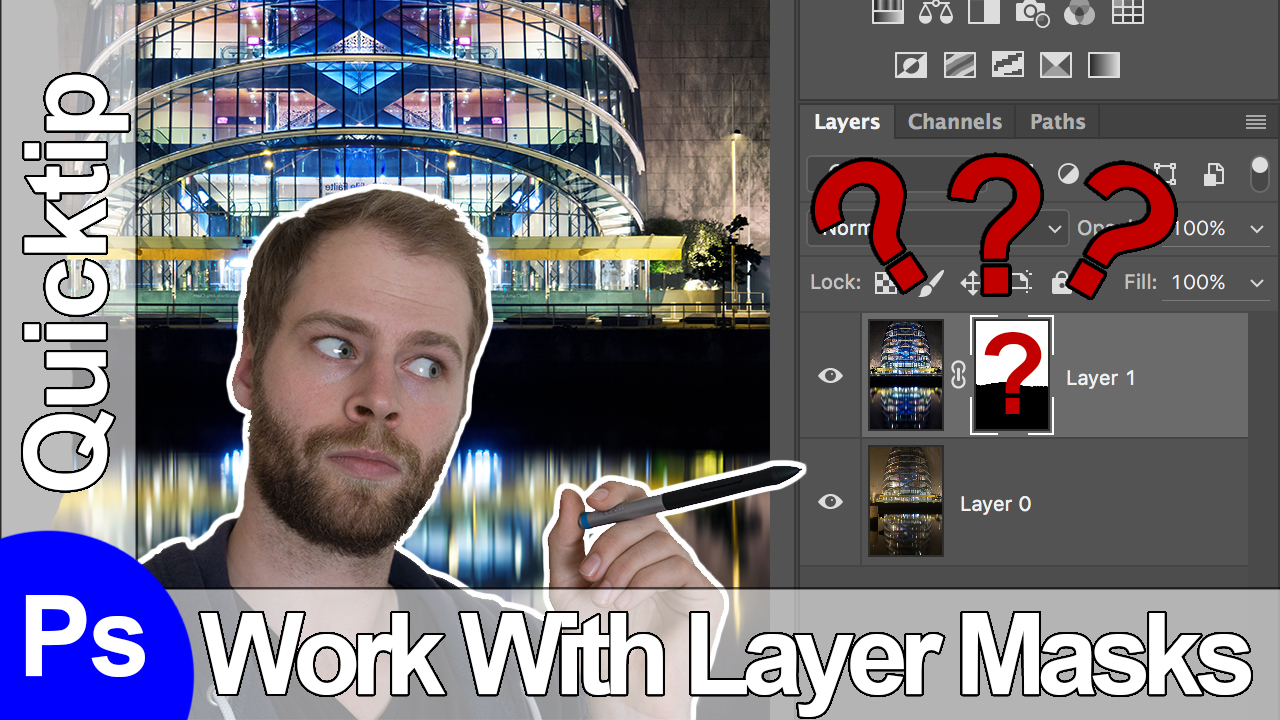 how to use adobe photoshop layer masks