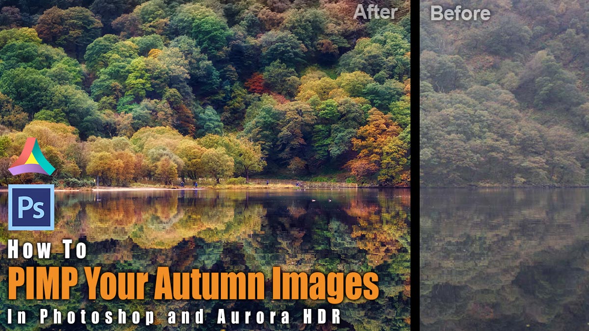 how to use aurora HDR and photoshop for autumn HDR photos