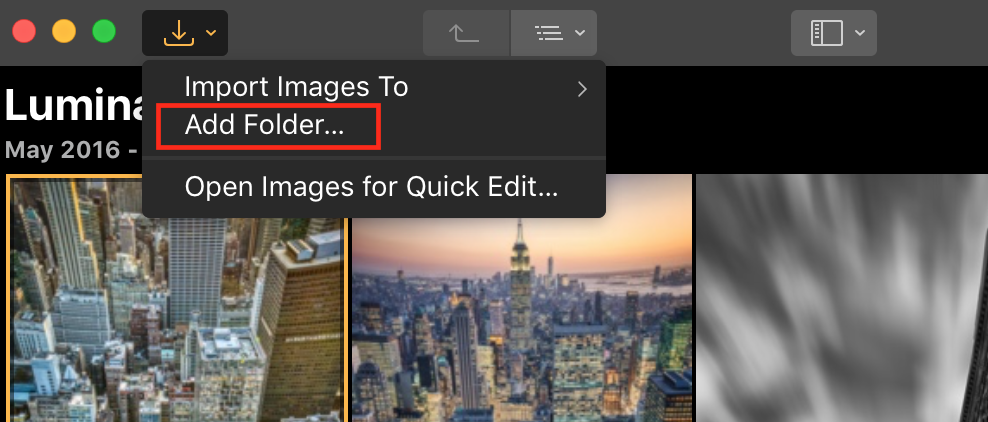 Your Full Guide To Luminar 3 Complete Review how to add folders