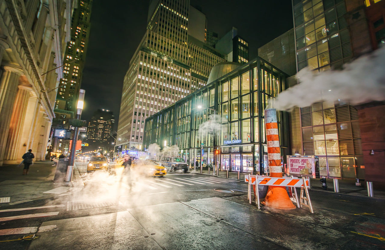 new york night lights street photography-X2
