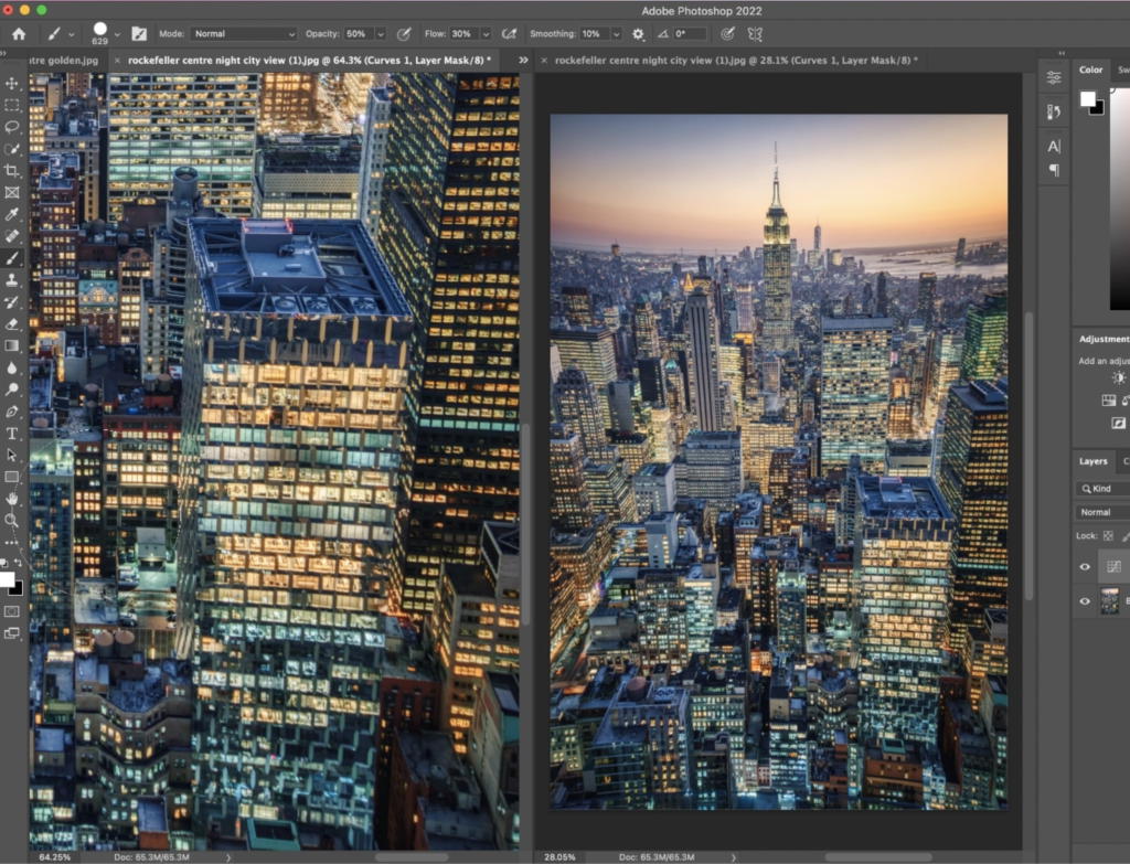 Double Workspace Window Photoshop