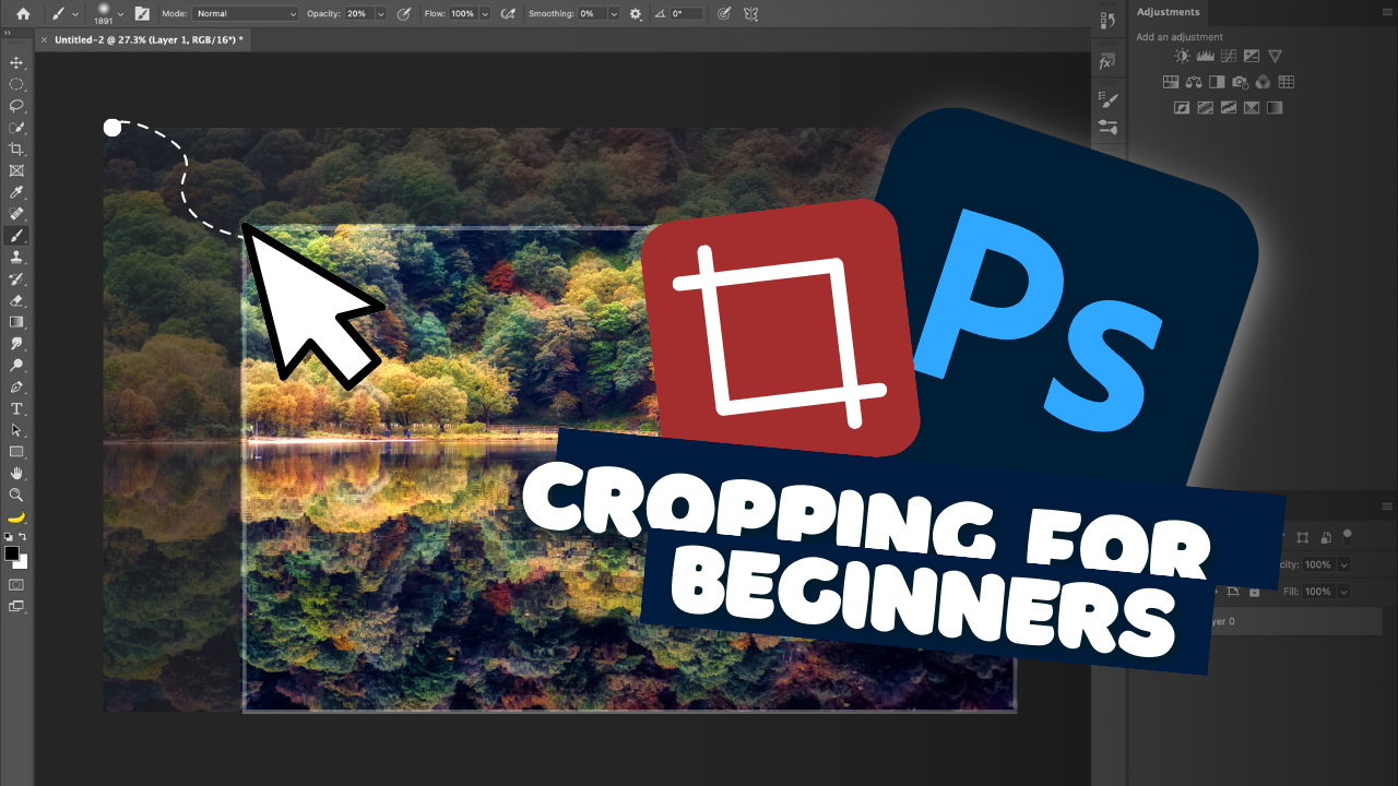 cropping in photoshop